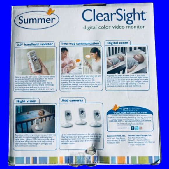 Summer Clear Sight Digital Color Video Monitor Brand New Open Box - Picture 2 of 4